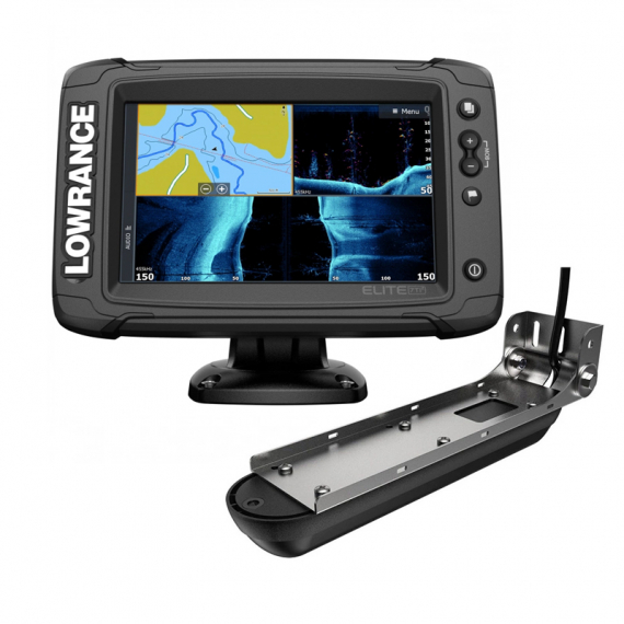 Lowrance ELITE-7 TI2 / ROW AI 3-IN-1 ryhmässä Veneilyelektroniikka & veneily / kaikuluotaimet @ Sportfiskeprylar.se (000-14640-001)