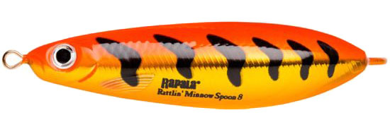 Rapala Minnow Spoon vass 8cm GFRT ryhmässä Uistimet / vieheet / Meritaimenvieheet & rannikovaaput @ Sportfiskeprylar.se (000013700008GFRT)