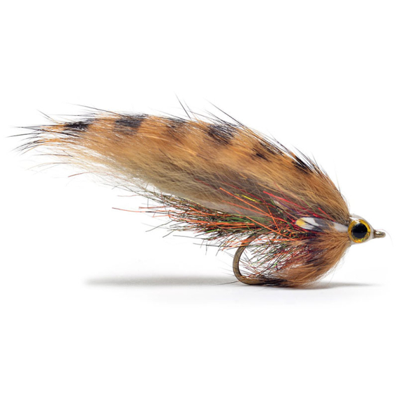 Midi Zonker Yellow Brown - 6cm ryhmässä Uistimet / vieheet / Perhot / Streamerit @ Sportfiskeprylar.se (101980GL)