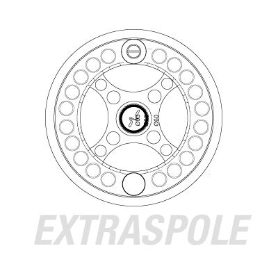 Guideline Fario Click Spare Spool # 2/3 ryhmässä Kelat / Perhokelat & Lisäkelat / Varakelat @ Sportfiskeprylar.se (106877GL)