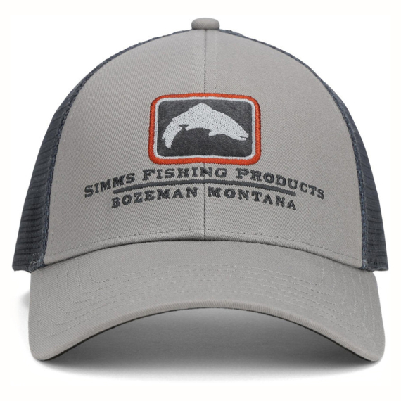 Simms Trout Icon Trucker Cinder ryhmässä Vaatteet ja kengät / Lippikset ja päähineet / Lippikset / Trucker lippikset @ Sportfiskeprylar.se (12226-255-00)