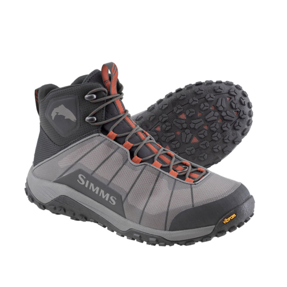 Simms Flyweight Boot Steel Grey (Gummi) ryhmässä Vaatteet ja kengät / Kahluuvarusteet / Kahluukengät @ Sportfiskeprylar.se (12631-016-13r)