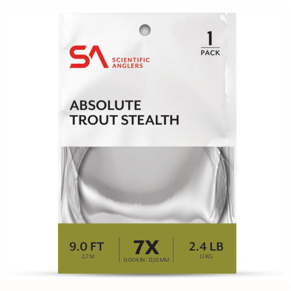 SA Absolute Trout Stealth Leader 9\' ryhmässä Koukut & Tarvikkeet / perukkeet & perukemateriaalit / Valmiit perukkeet / Kartioperukkeet @ Sportfiskeprylar.se (134125r)