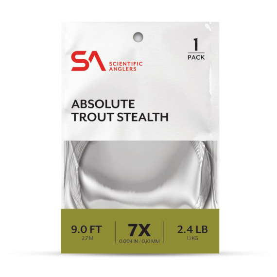 SA Absolute Trout Stealth Leader 9\' ryhmässä Koukut & Tarvikkeet / perukkeet & perukemateriaalit / Valmiit perukkeet / Kartioperukkeet @ Sportfiskeprylar.se (134125r)