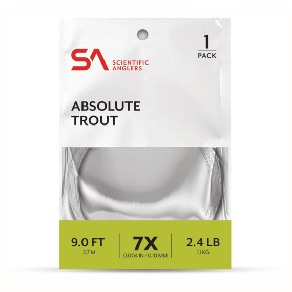 SA Absolute Trout Leader 3-pack 9\' ryhmässä Koukut & Tarvikkeet / perukkeet & perukemateriaalit / Valmiit perukkeet / Kartioperukkeet @ Sportfiskeprylar.se (134248r)