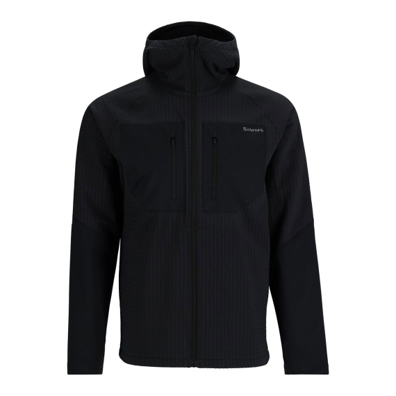 Simms Confluence Hoody Black ryhmässä Vaatteet ja kengät / Vaatetus / Villapaidat / Hupparit @ Sportfiskeprylar.se (14056-001-20r)