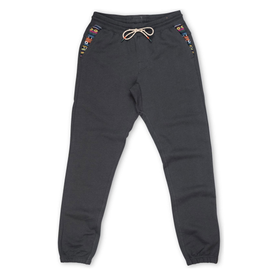 Howler Mellow Mono Sweatpants Antique Black ryhmässä Vaatteet ja kengät / Vaatetus / Housut / Fleecehousut & verkkarit @ Sportfiskeprylar.se (141321F-ATB-Mr)