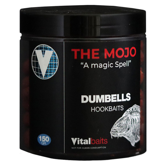 Vital Baits The Mojo Dumbells 10mm 150 g ryhmässä Uistimet / vieheet / Boiliet, Hook-syötit & Mäski / Boiliet @ Sportfiskeprylar.se (16-0003)