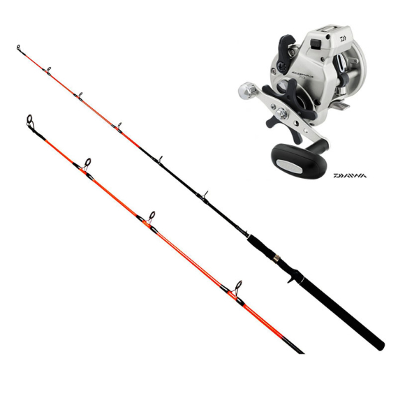 Daiwa Accudepth Plus 47LCBL (Left hand)/Maxximus Predator Ice Medium 140cm ryhmässä Kalastusmenetelmät / Talvikalastus / Jääkalastusyhdistelmät / Pilkkiminen sarjat @ Sportfiskeprylar.se (199231ICE-set)