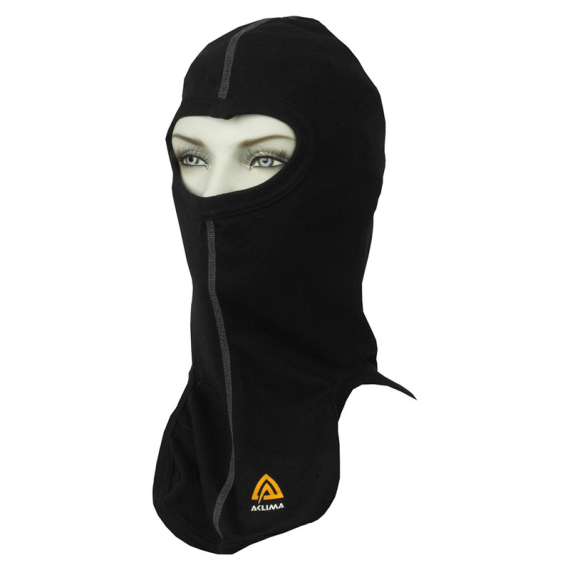 Warmwool Balaclava Jet Black Onesize ryhmässä Vaatteet ja kengät / Vaatetus / Huivit & kasvosuojat / Kasvomaskit & Balaclavat @ Sportfiskeprylar.se (212023001-20)