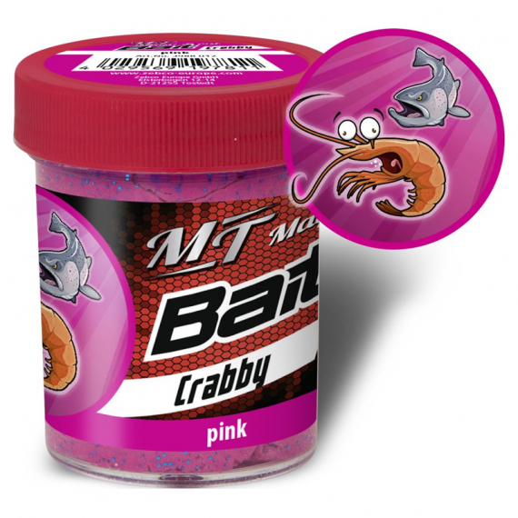 Magic Trout Trout Bait Taste Crabby 50g - Pink ryhmässä Uistimet / vieheet / Boiliet, Hook-syötit & Mäski / Tahnat & taimentaikinat @ Sportfiskeprylar.se (22-3988012)