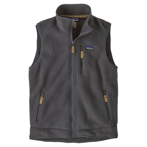 Patagonia M\'s Retro Pile Vest Forge Grey ryhmässä Vaatteet ja kengät / Vaatetus / Liivit / Arkiliivit @ Sportfiskeprylar.se (22821-FGE-Sr)