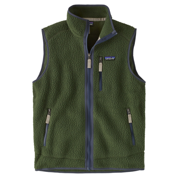 Patagonia M\'s Retro Pile Vest Torrey Pine Green ryhmässä Vaatteet ja kengät / Vaatetus / Liivit / Arkiliivit @ Sportfiskeprylar.se (22821-TPGN-XSr)