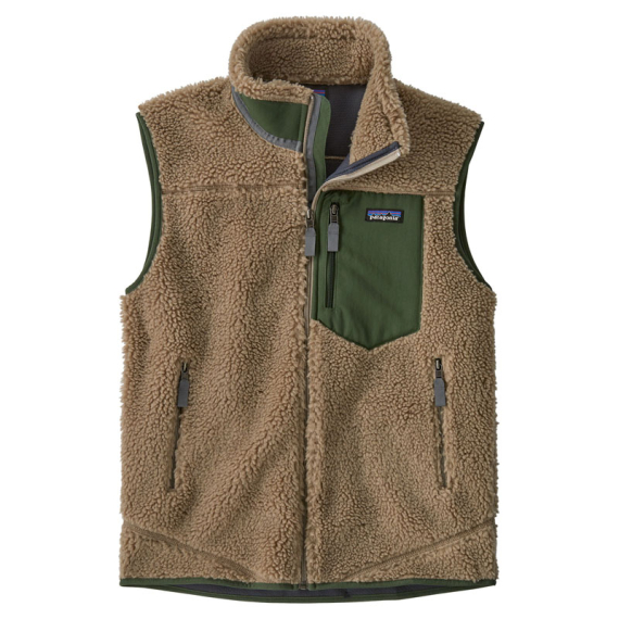 Patagonia M\'s Classic Retro-X Vest Seabird Grey ryhmässä Vaatteet ja kengät / Vaatetus / Liivit / Arkiliivit @ Sportfiskeprylar.se (23048-SBDY-Sr)