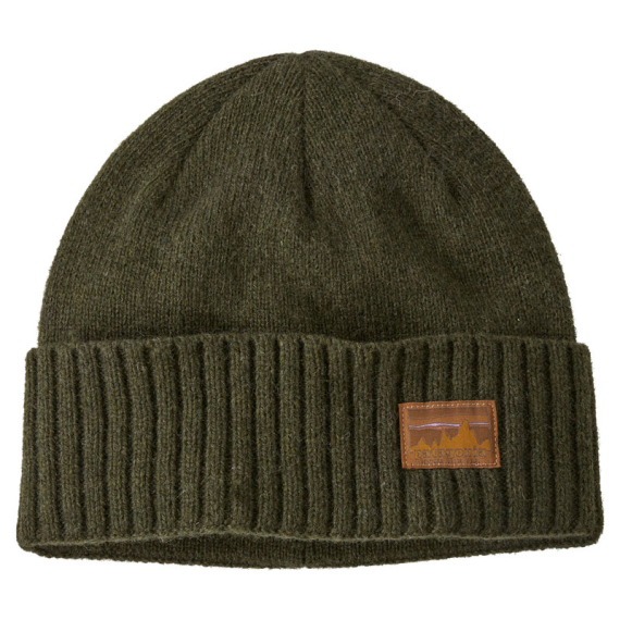 Patagonia Brodeo Beanie \'73 Skyline: Pine Needle Green ryhmässä Vaatteet ja kengät / Lippikset ja päähineet / Lakit & pipot @ Sportfiskeprylar.se (29206-SKPG-ALL)