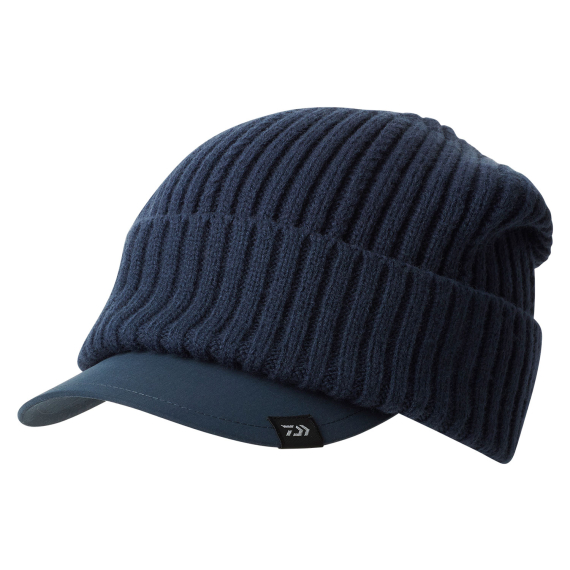 Daiwa Knit Cap With Brim - Navy ryhmässä Vaatteet ja kengät / Lippikset ja päähineet / Lippikset @ Sportfiskeprylar.se (32-223232)