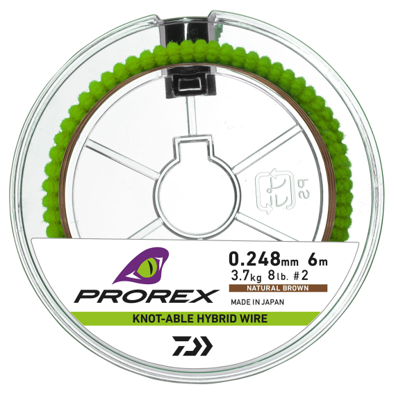 Daiwa Prorex Hybrid Knottable Wire 6M ryhmässä Koukut & Tarvikkeet / perukkeet & perukemateriaalit / Perukemateriaalit / Siimat @ Sportfiskeprylar.se (32-223311r)