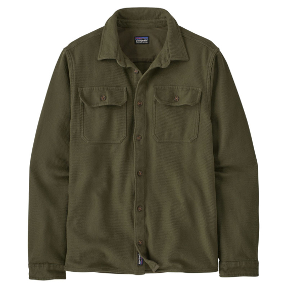 Patagonia M\'s Fjord Loft Shirt Basin Green ryhmässä Vaatteet ja kengät / Vaatetus / Paidat @ Sportfiskeprylar.se (42440-BSNG-Sr)