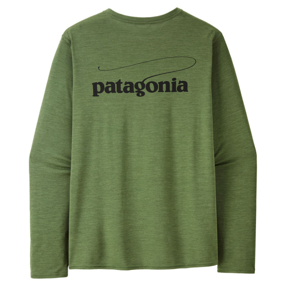 Patagonia M\'s L/S Cap Cool Daily Graphic Shirt Waters CTNX ryhmässä Vaatteet ja kengät / Vaatetus / Villapaidat / Pitkähihaiset t-paidat @ Sportfiskeprylar.se (45170-CTNX-Sr)