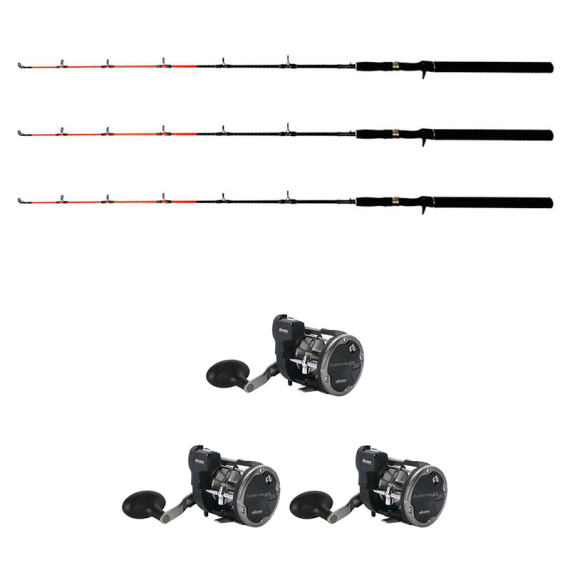 Okuma Classic Linecounter XPD- 30DLXA/Maxximus Predator Ice Medium Combo Vänster 3-Pack ryhmässä Kalastusmenetelmät / Talvikalastus / Jääkalastusyhdistelmät / Pilkkiminen sarjat @ Sportfiskeprylar.se (49694ICEMAXI3pcs-SET)