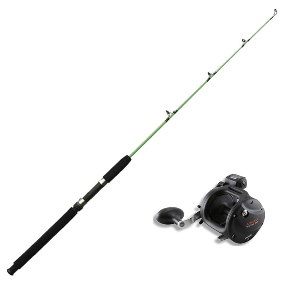 Okuma Magda Pro MA-20DLXT Vänstervevad/Wiggler Ismetespö Medium 118,5 cm (grönt) ryhmässä Kalastusmenetelmät / Talvikalastus / Jääkalastusyhdistelmät / Pilkkiminen sarjat @ Sportfiskeprylar.se (49697ICE-SET)