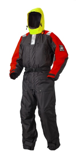 Baltic Amarok Flotation Suit Black/Red ryhmässä Vaatteet ja kengät / Kelluva vaatetus / Kuivapuvut @ Sportfiskeprylar.se (5798-000-2r)