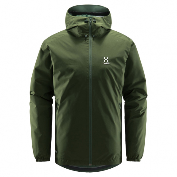 Haglöfs Eldstad 3-in-1 Mimic GTX Jacket Men Seaweed Green ryhmässä Vaatteet ja kengät / Vaatetus / Takit / Sadetakit @ Sportfiskeprylar.se (6050344Q9020r)