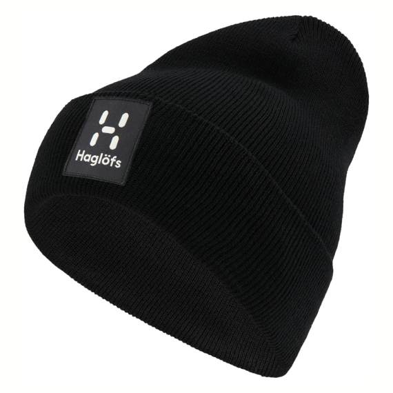 Haglöfs Aze Beanie True Black ryhmässä Vaatteet ja kengät / Lippikset ja päähineet / Lakit & pipot @ Sportfiskeprylar.se (6055022C5005)