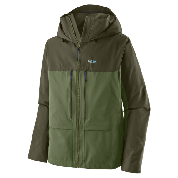 Patagonia M\'s Swiftcurrent Wading Jacket Terrain Green ryhmässä Vaatteet ja kengät / Vaatetus / Takit / Kahluutakit @ Sportfiskeprylar.se (81771-TNGR-Sr)