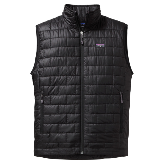 Patagonia M\'s Nano Puff Vest Black ryhmässä Vaatteet ja kengät / Vaatetus / Liivit / Arkiliivit @ Sportfiskeprylar.se (84242-BLK-Sr)