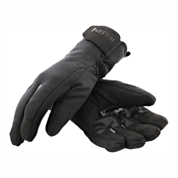 Westin Windster Gloves Carbon Black ryhmässä Vaatteet ja kengät / Vaatetus / Käsineet @ Sportfiskeprylar.se (A225-657-Mr)