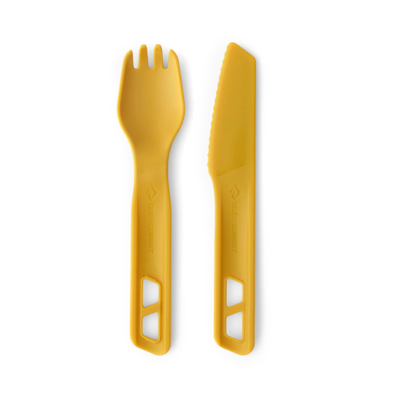 Sea To Summit Passage Cutlery Set 2pcs Yellow ryhmässä Retkeily / ulkoilu / Retkikeittiöt & keittiövälineet / Aterimet ja lisävarusteet @ Sportfiskeprylar.se (ACK035021-120901)