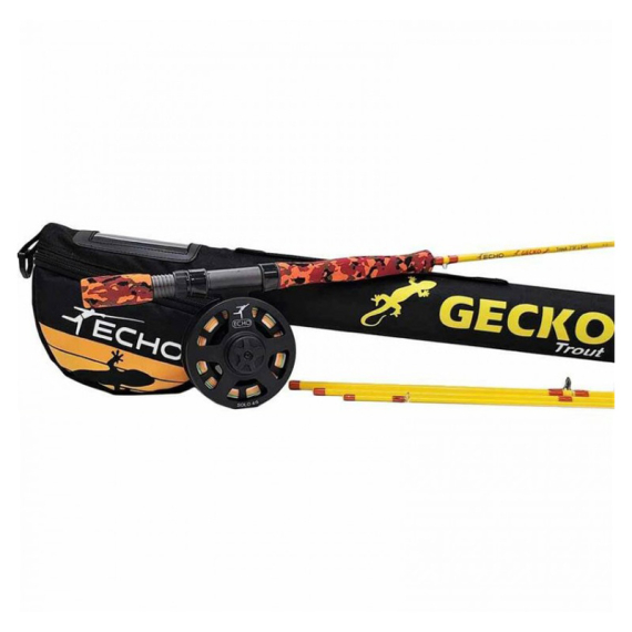 ECHO Gecko Kids Fly Fishing Outfit 7\'9\'\' #5 ryhmässä Yhdistelmät / Perhokalastussarjat / Yhden käden perhokalastussarjat @ Sportfiskeprylar.se (ECHO-GECKOTROUTKIT)