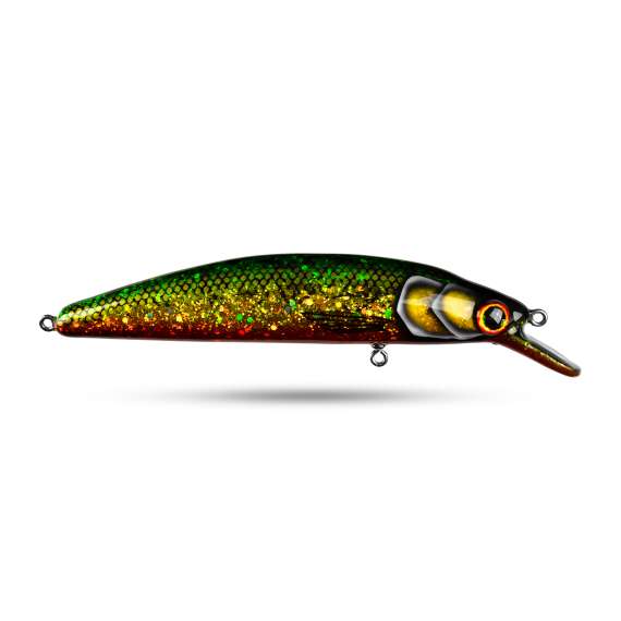 Elfbaits Big Troll 25cm, 160g - Firetiger Bling ryhmässä Uistimet / vieheet / Käsintehty vieheet / Käsintehty crankbaits @ Sportfiskeprylar.se (EFLBAITBT5)