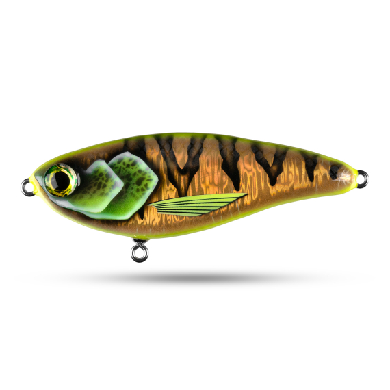 Elfbaits Swim 15cm, 100g - Lemon Perch ryhmässä Uistimet / vieheet / Käsintehty vieheet / Käsintehty Jerkbaits @ Sportfiskeprylar.se (EFLBAITSS7)