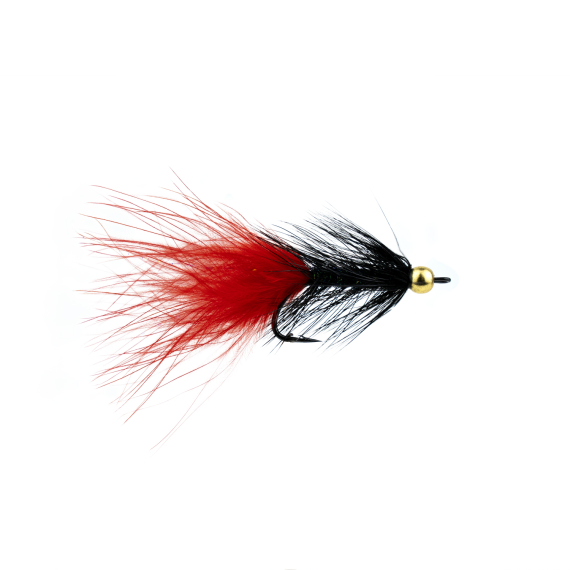 Wolly Bugger BH Red/Black # 6 ryhmässä Uistimet / vieheet / Perhot / Streamerit @ Sportfiskeprylar.se (F30-1092-6)