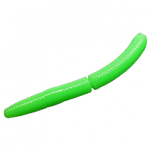 Libra Lures Fatty D\'Worm 75 Krill (8pcs) - Hot Green ryhmässä Uistimet / vieheet / Softbaits / Kumikalat / Rapu- ja otusjigit / Madot @ Sportfiskeprylar.se (FDW75L8P-026)