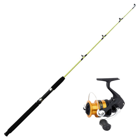 Shimano FX FC 4000/Wiggler Ismetespö Soft 118,5 cm Combo ryhmässä Kalastusmenetelmät / Talvikalastus / Jääkalastusyhdistelmät / Pilkkiminen sarjat @ Sportfiskeprylar.se (FX4000FCICE-SET)