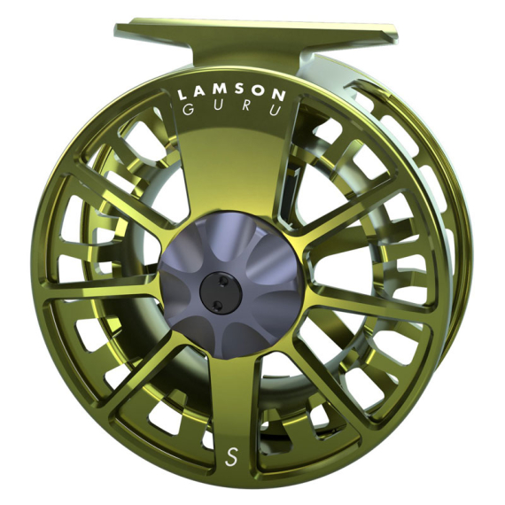 Lamson Guru S-Series Fly Reel Olive Green # 4-6 ryhmässä Kelat / Perhokelat & Lisäkelat / Perhokelat @ Sportfiskeprylar.se (GS-5PLUSREEL-OG)