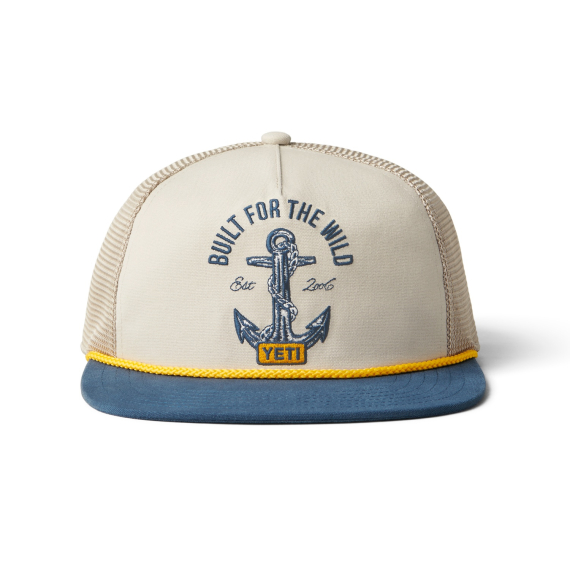 Yeti Open Seas Rope Trucker Cap Deep Tan/Navy ryhmässä Vaatteet ja kengät / Lippikset ja päähineet / Lippikset / Trucker lippikset @ Sportfiskeprylar.se (H014N)