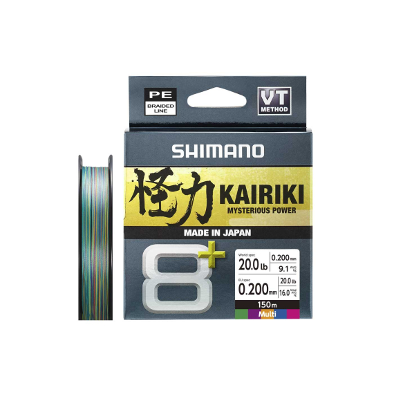 Shimano Kairiki 8+ 150m Multi ryhmässä Siimat / Kuitusiimat @ Sportfiskeprylar.se (LDM58XE0606015Mr)