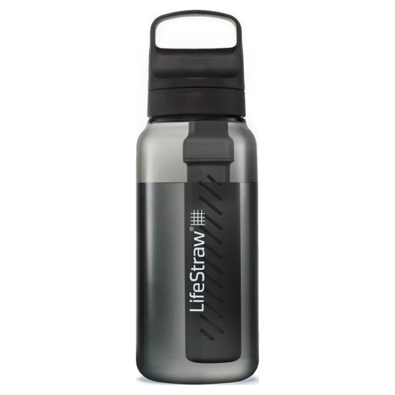 Lifestraw Go 2.0 1L Nordic Noir ryhmässä Retkeily / ulkoilu / Muut retkeilyvarusteet / Water Filters & Purifiers @ Sportfiskeprylar.se (LGV41LGYWW)