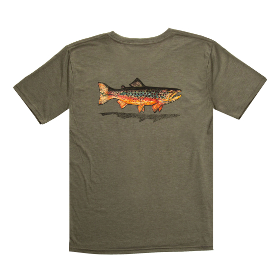 Fishpond Local T-shirt Olive ryhmässä Vaatteet ja kengät / Vaatetus / T-paidat @ Sportfiskeprylar.se (LS-O-Mr)