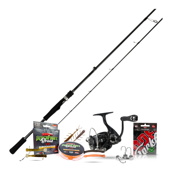 Lunker Stick NED Bundle ryhmässä Kalastusmenetelmät / Heittokalastus / Yhdistelmät / Virvelisetit @ Sportfiskeprylar.se (LUNKERNEDBUNDLE)