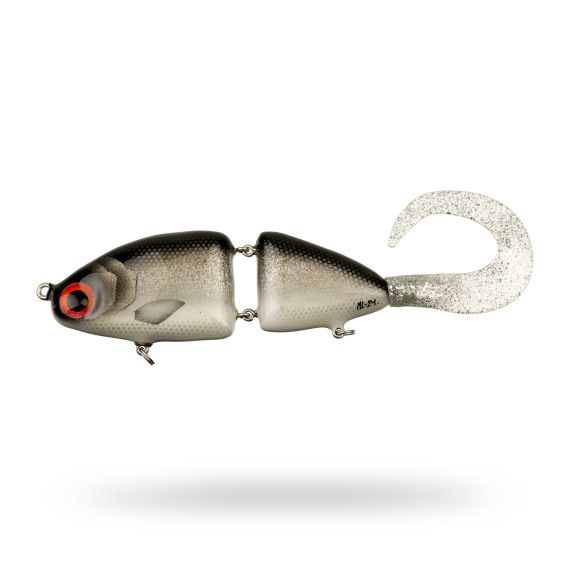 Mälaren Lures Fathead Swimbait 17cm, 125g - Black And White ryhmässä Uistimet / vieheet / Käsintehty vieheet / Käsintehty uistimet @ Sportfiskeprylar.se (MLFHS17-5)