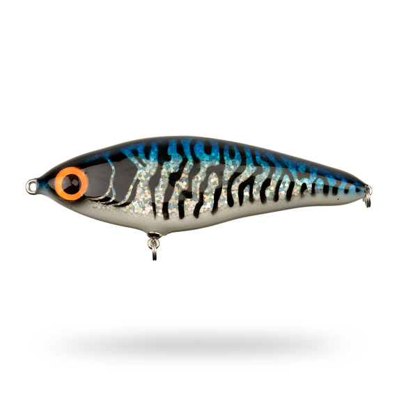 Mälaren Lures Loner 18cm, 100g - Blue Tiger ryhmässä Uistimet / vieheet / Käsintehty vieheet / Käsintehty Jerkbaits @ Sportfiskeprylar.se (MLL18-2)