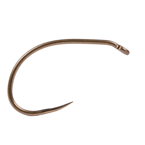 Sprite Hooks Barbless Buzzer Matt Bronze S2100 100-pack ryhmässä Koukut & Tarvikkeet / Koukut / Perhonsidontakoukut @ Sportfiskeprylar.se (NFD268-8-100r)