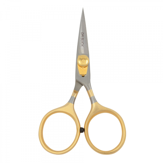 DR Slick Hair Razor Scissor 4 1/2\'\' Straight - Adjustable Tension ryhmässä Työkalut & Lisätarvikkeet / Pihdit & sakset / Leikkurit & sakset @ Sportfiskeprylar.se (NFD635-SR45G)