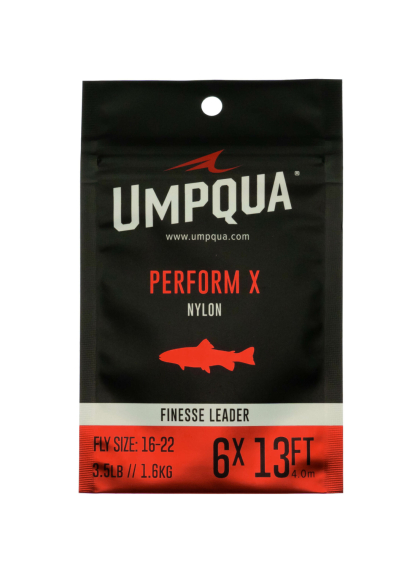 Umpqua Perform X Finesse Dry Fly Leader 13ft ryhmässä Koukut & Tarvikkeet / perukkeet & perukemateriaalit / Valmiit perukkeet / Kartioperukkeet @ Sportfiskeprylar.se (NFD9385-4Xr)