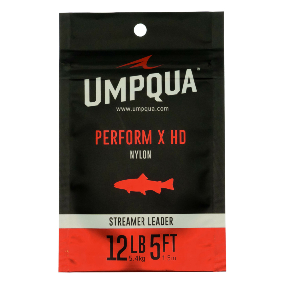 Umpqua Perform X HD Streamer Leader 5ft ryhmässä Koukut & Tarvikkeet / perukkeet & perukemateriaalit / Valmiit perukkeet / Kartioperukkeet @ Sportfiskeprylar.se (NFD9386-8lbr)